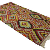 Anatolian handmade kilim rug 330 cm x 174 cm