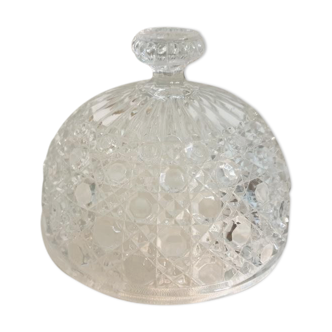Old glass cheese bell