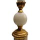 Vintage Marble and Brass Table Lamp - Elegant Classic Design