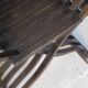 Pair of Antique savonarola folding chairs