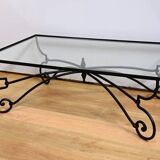 Art Nouveau Style Wrought Iron Coffee Table – 1940