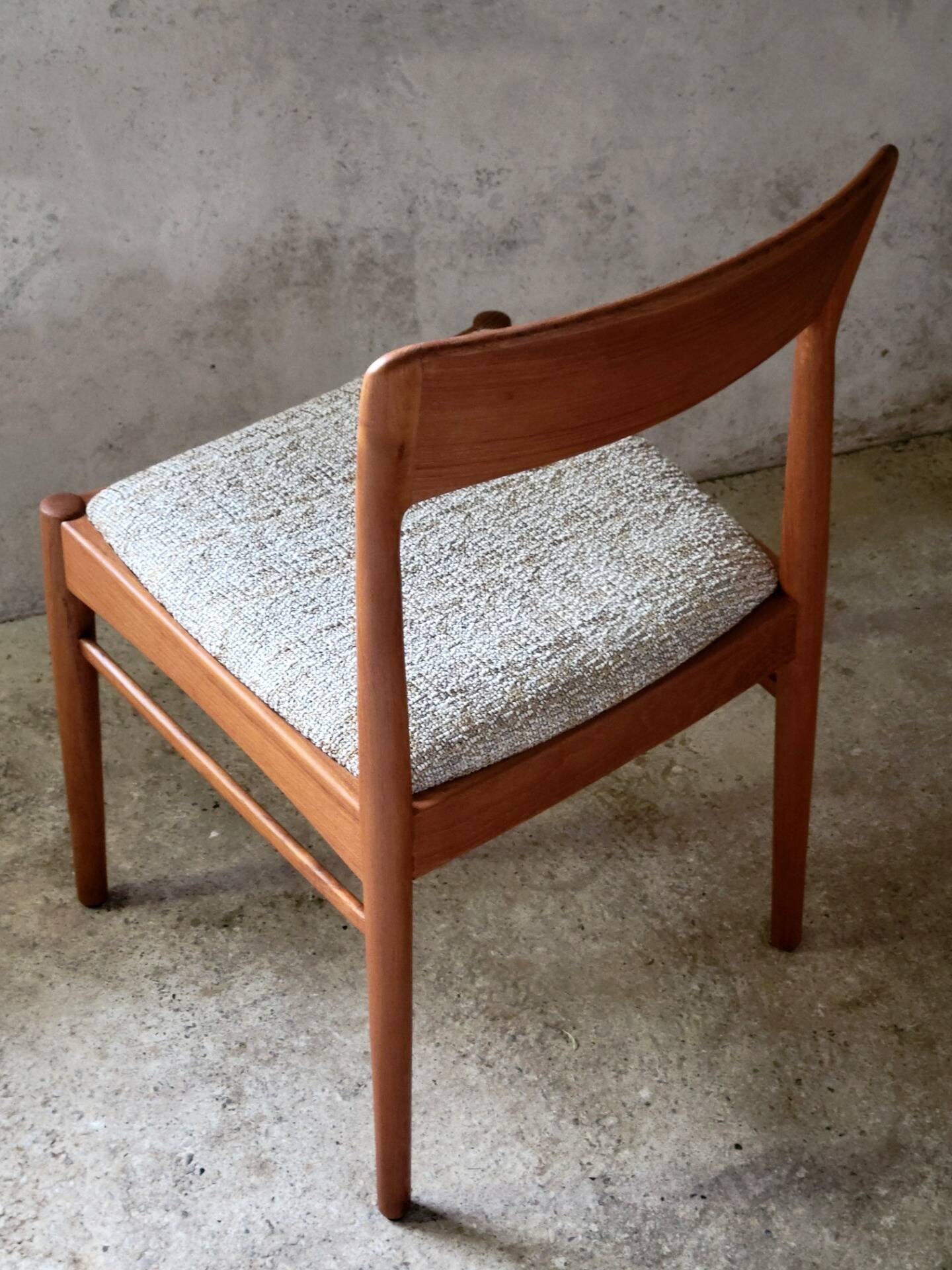 Set of 6 Henning Kjærnulf chairs for KS Møbler in teak, Denmark 1960