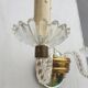 Applique 2 bras verre Murano vintage 1950