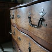 Chest of drawers country crossbow in oak xxth century