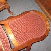 2 mahogany armchairs louis philippe