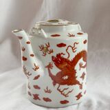 Théière ornée de 2 dragons République 1912-1949 Chine