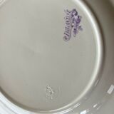 6 plates Longwy model Eglantine