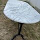 Vintage oval marble table