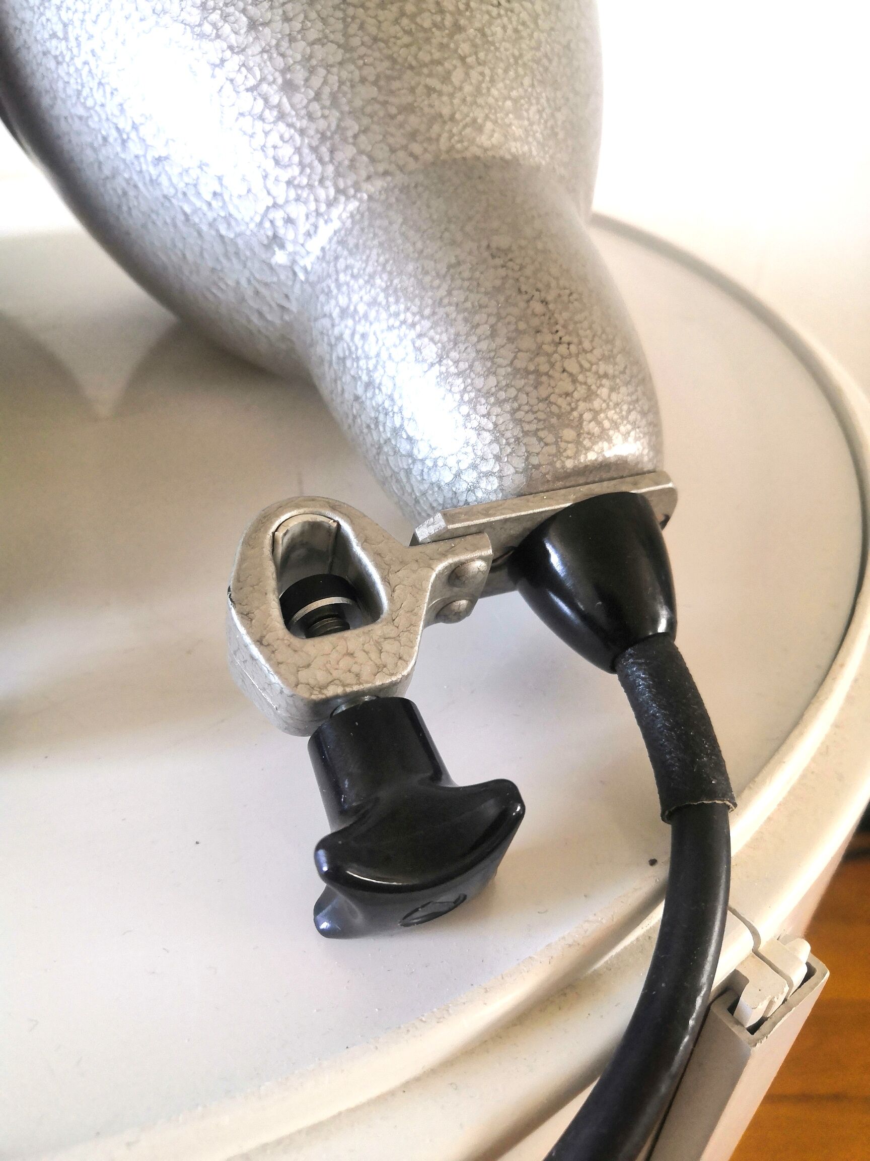 Pair of industrial lamps design 60s