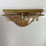 Pair Murano Ceiling or Wall Lamp, 1970s