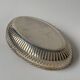 Vintage openwork basket in silver metal