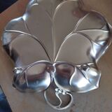 Vine leaf dish silver plate silver metal wmf