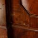 Large antique mahogany library with glass doors 19th Century