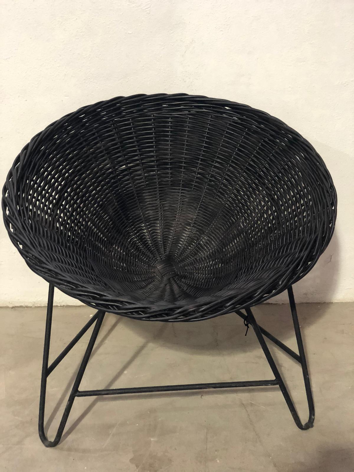 Armchair basket Roberto Mango 50s
