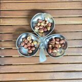 Stainless steel 18/10 clover plate