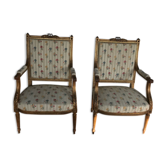 Fauteuils style Louis XVI