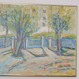 Swedish Oil on Canvas – “Sapri, Italy” by Gunnar Ingemar Erixon