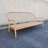 Sofa Ercol 3 place in light wood