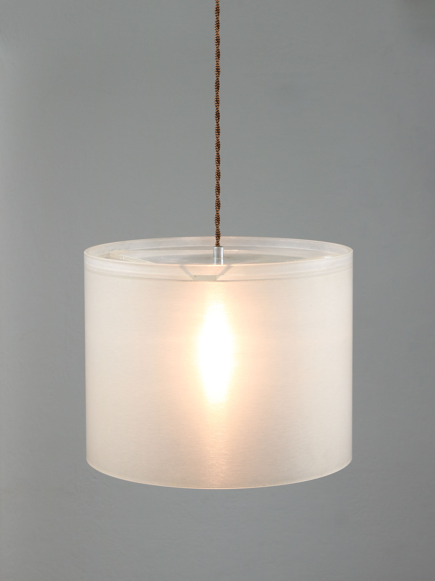 Italian vintage plexiglass pendant lamp, 80s