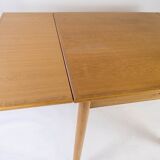 Extendable dining table in oak 60s