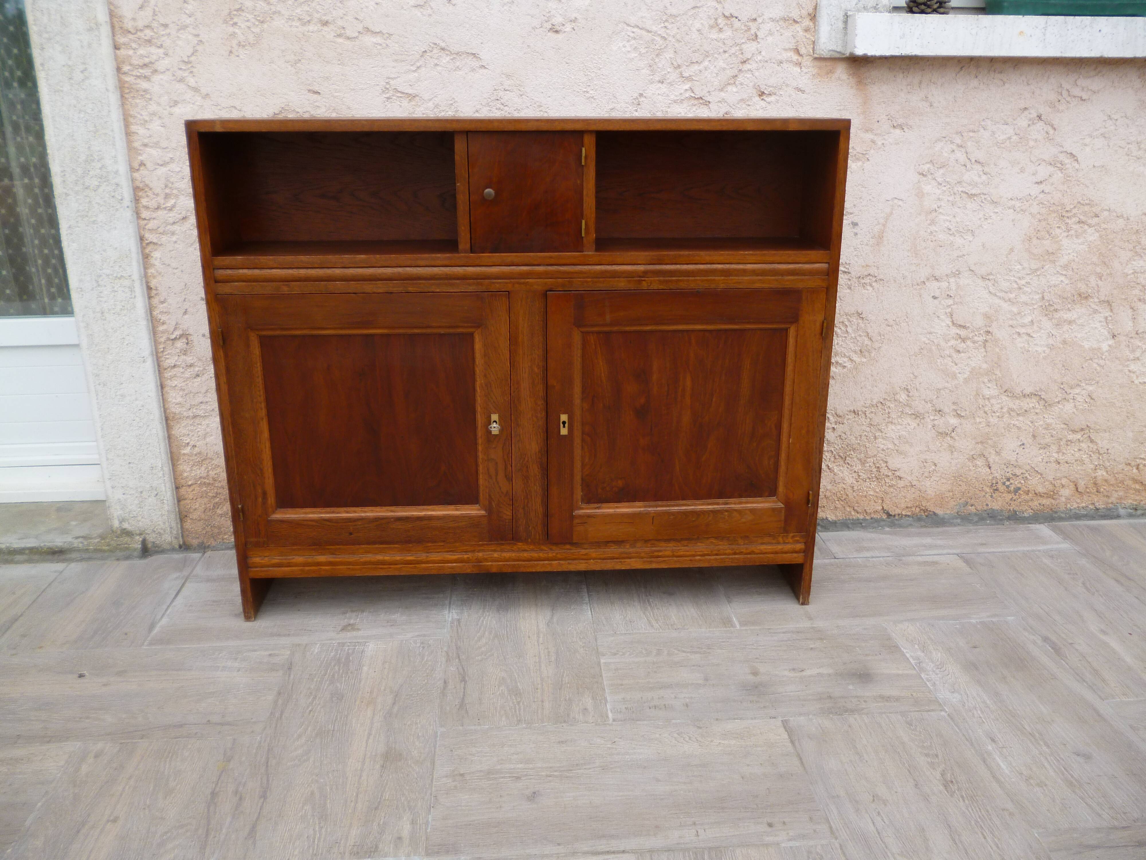 Art Deco massive antique console furniture