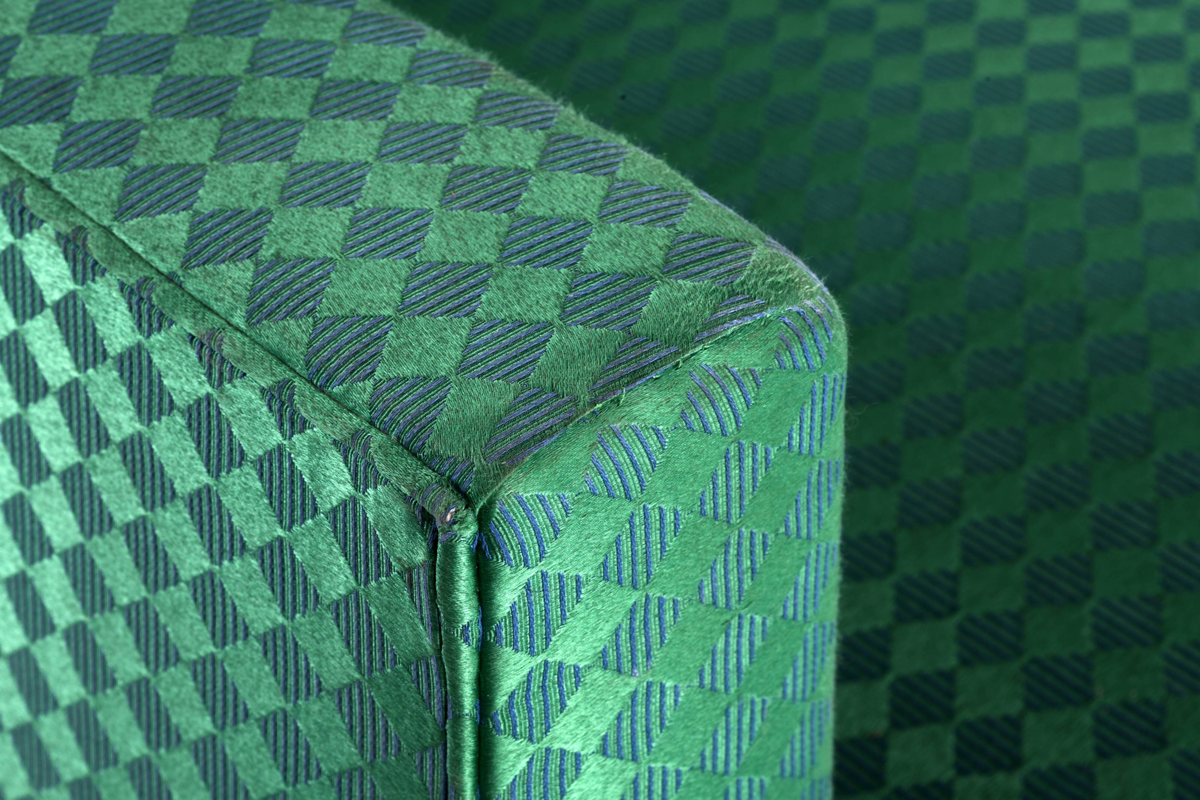 Asymmetrical Art Deco style chaise longue