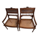 Paire de fauteuils cannés - Époque Louis XVI