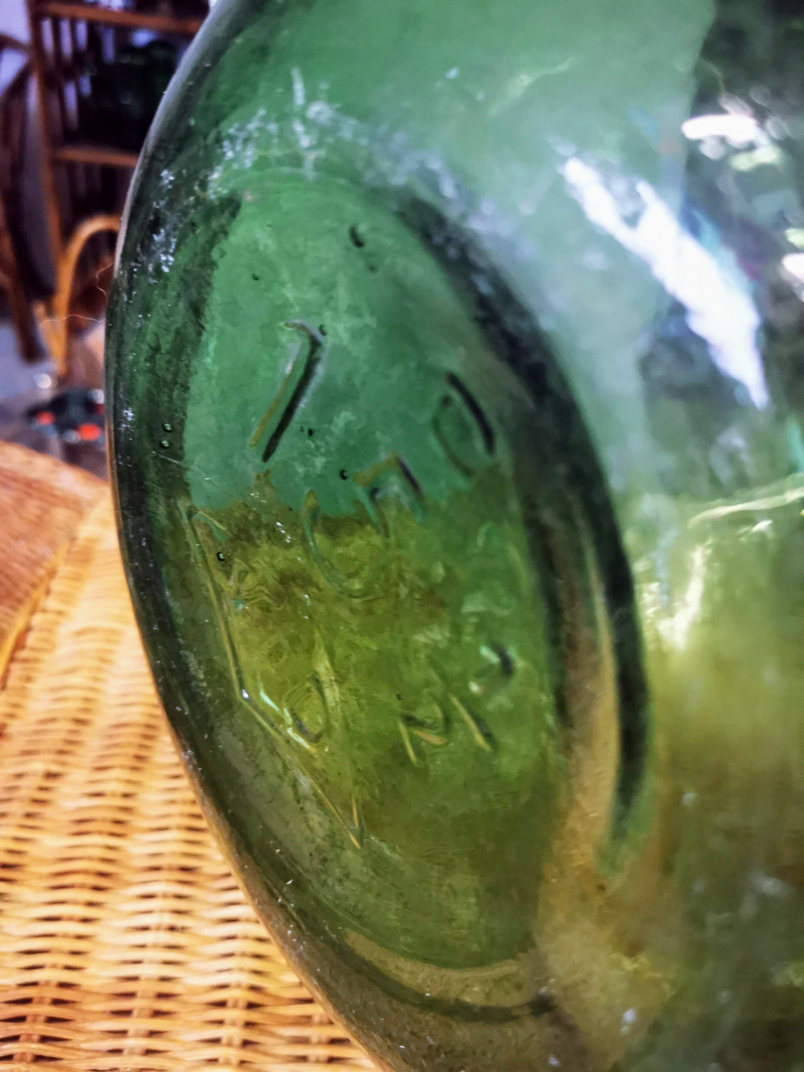 Demijohn green 15 liters