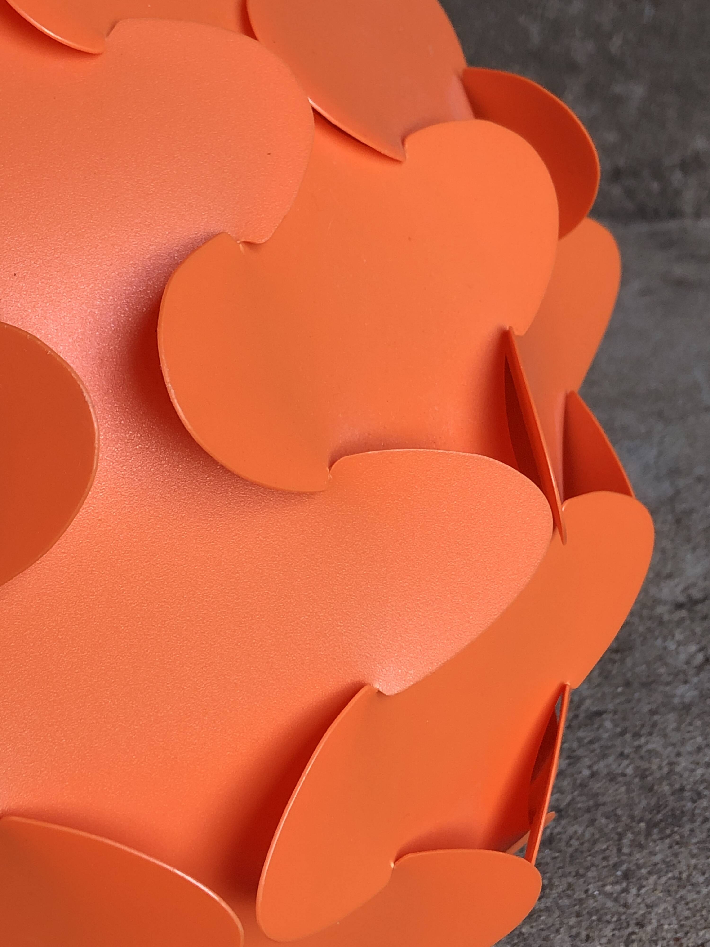 Lampe Ikea vintage orange Fillsta, 1990