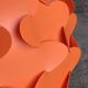 Lampe Ikea vintage orange Fillsta, 1990