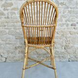 Rattan chair from the 60s-70s