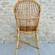 Chaise en rotin des années 60-70