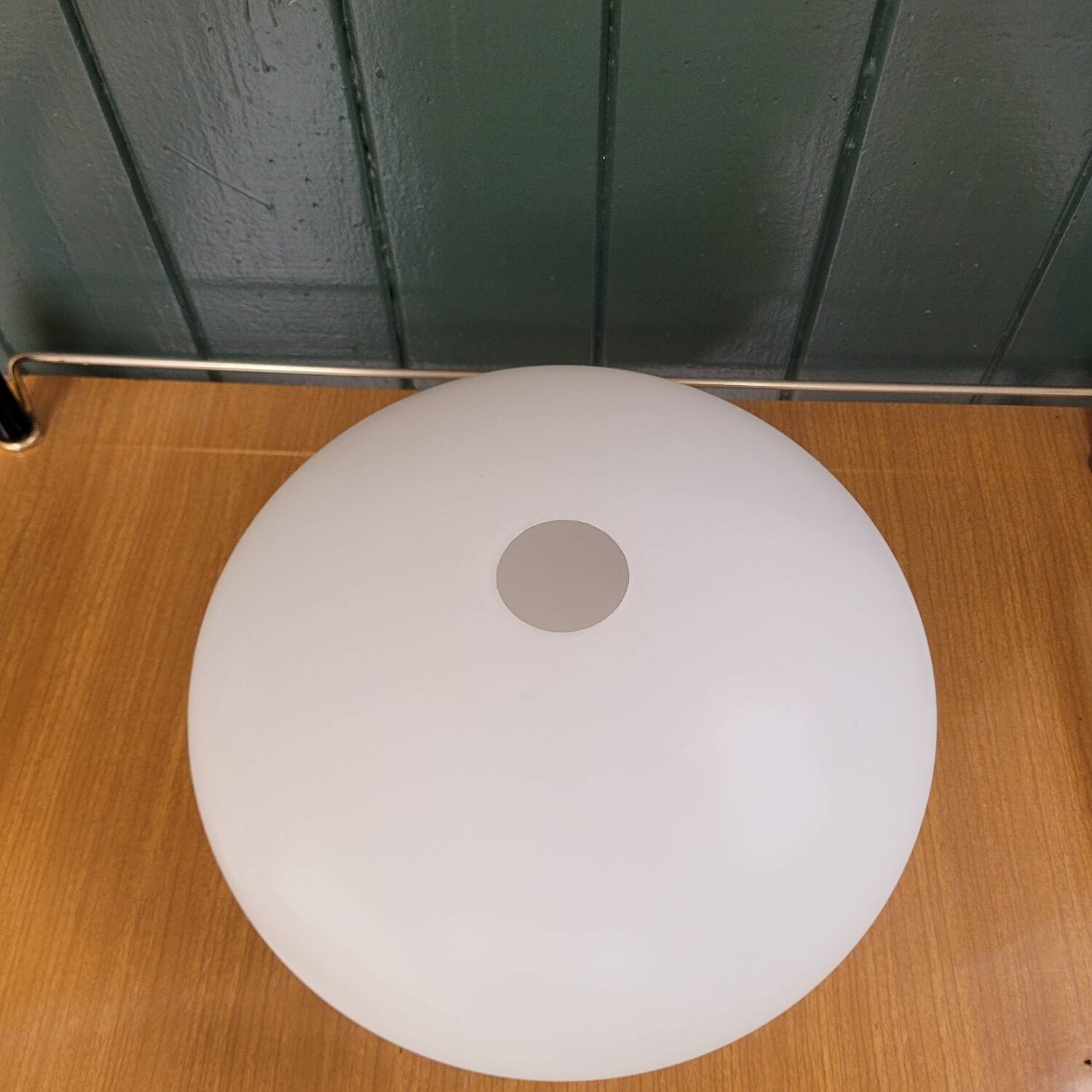 Pebble Lampshade in Satin Opaline, Circa 1960