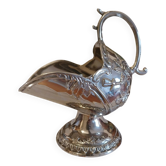 Antique silver-plated sugar bowl