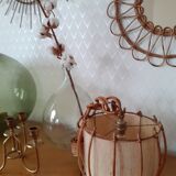 Vintage rattan pendant lamp