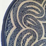 Large signed Moroccan bowl – Fez, in the style of the Serghini workshop