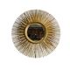 Large sunburst mirror with beveled glass and gilded wood from around 2010.