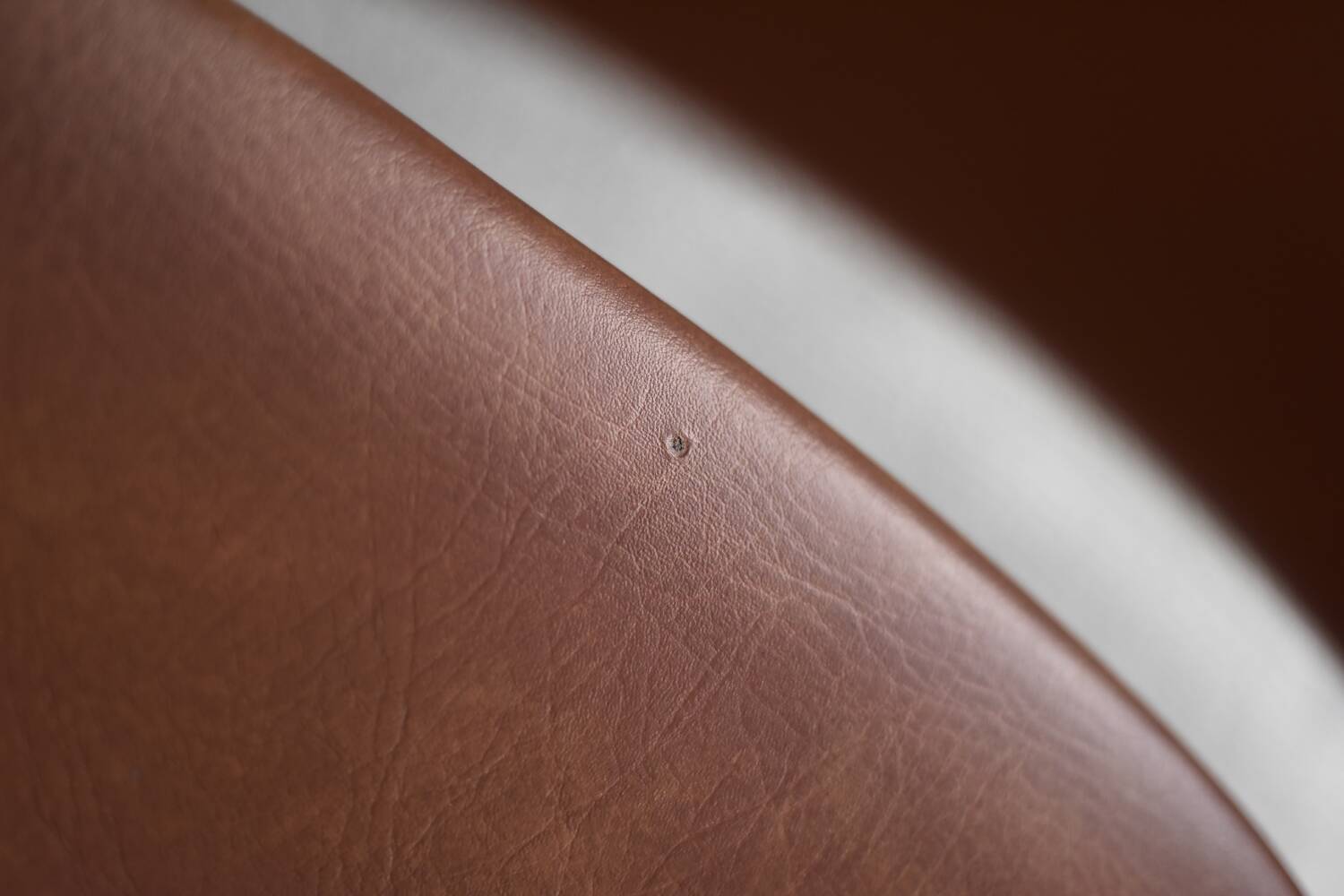 Vintage Mid-Century Scandinavian Modern Mahogany Office Chair, 1960s