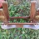 Tabouret égyptien forme selle de chameau