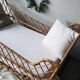Rattan child bed