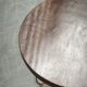 1940s Art Deco Chrome Floor Lamp with Opaline Globe and Side Table