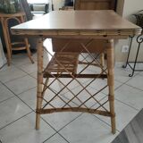 Louis Sognot rattan and bamboo desk