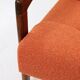 Vintage Armchair Orange Papaya Cushions, Poland, 1960
