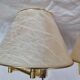 Gilded brass hinged sconces