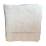 Embroidered flat sheet and monogram handmade 2,80x2.05 m