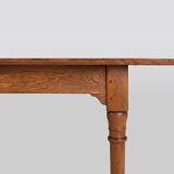 Rustic Farmhouse Table in Pine Wood, France, 1850s