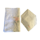 Nappe 160 x 260 ajourée brodée et 12 serviettes