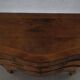 18ème siècle, commode danoise baroque serpentine antique en noyer