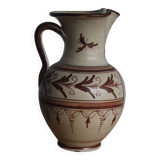 Spanish ceramic jug signed and numbered