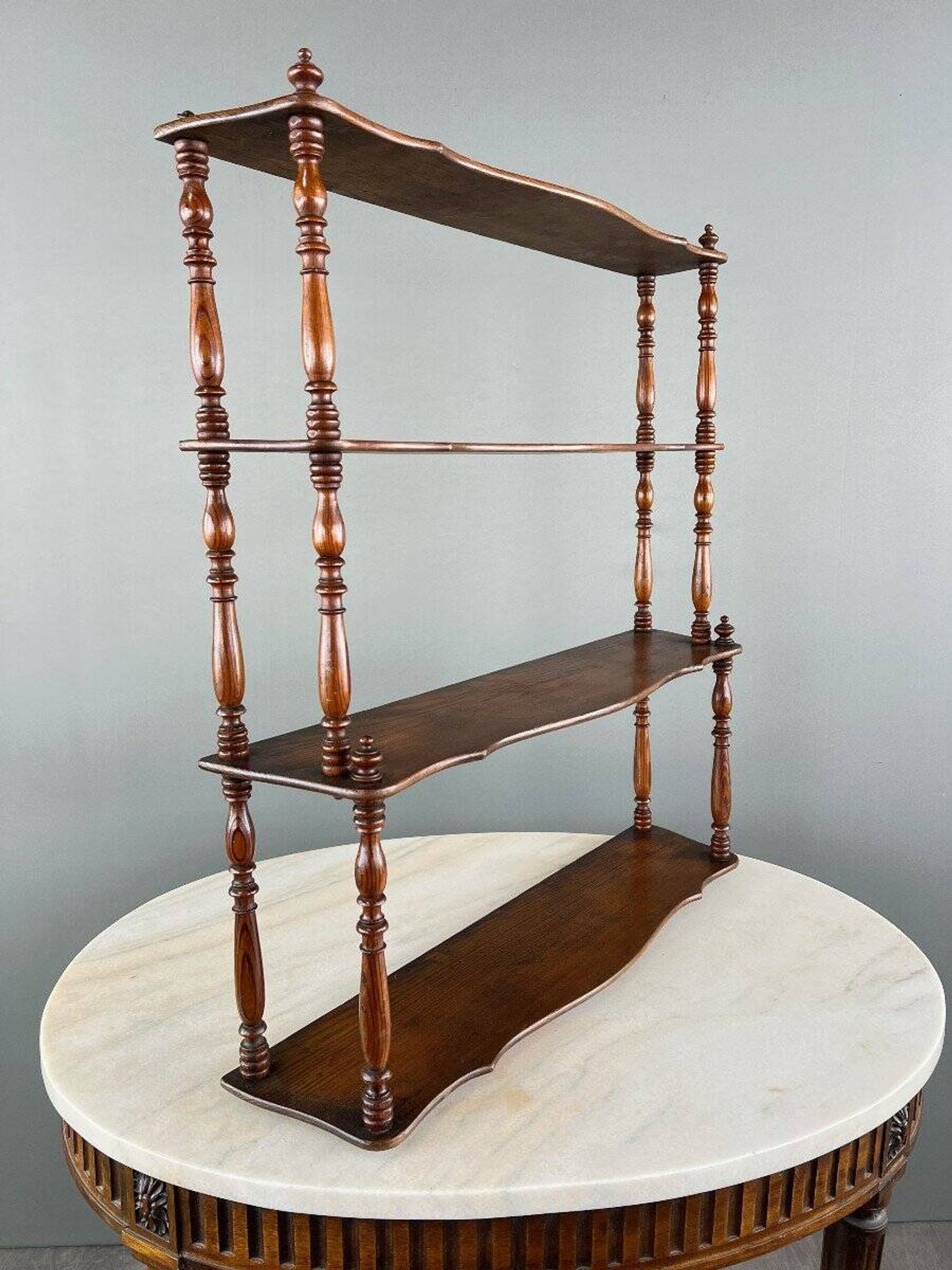 Solid Wood Wall Shelf, 19th Century